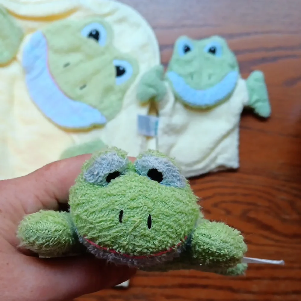 Frog-Themed Kids Bath Set